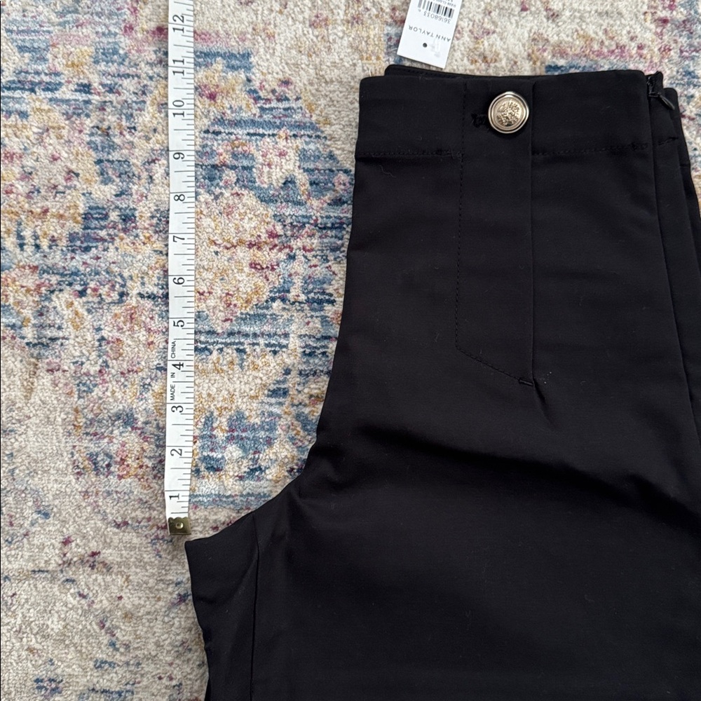 ☀️ Ann Taylor black sailor shorts. Size 2. NWT. - Picture 8 of 9